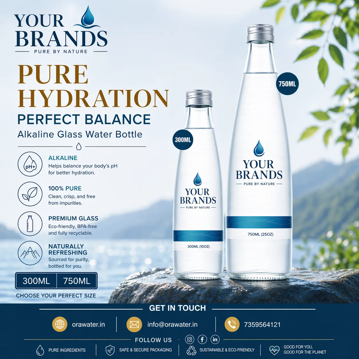Glass vs PET Water Bottles: Which Format Is Right for Your Hotel or Restaurant